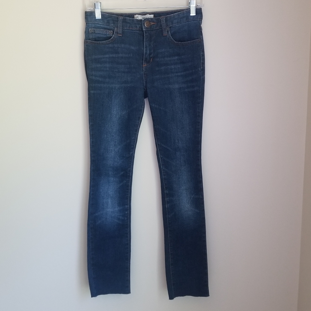 Free People Skinny Jeans Raw Hem